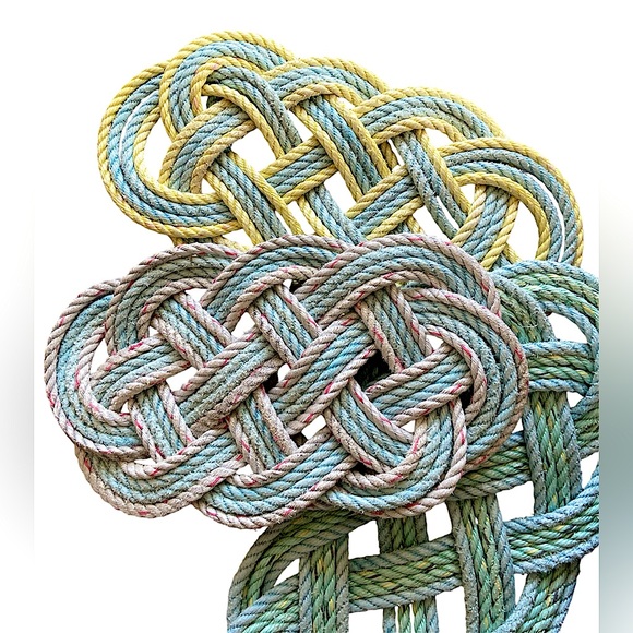 π π¦ Nova Scotia Lobster Rope Mat π¦π - Picture 1 of 4